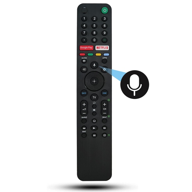 RMF-TX500P Replacement Voice Remote Control Fixed Code 10-16M Range 2 AAA Battery for Bravia TV XR/XBR/KD 4K/8K LED/OLED Smart