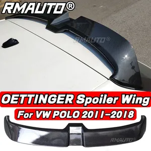 สปอยเลอร์คาร์บอนไฟเบอร์สำหรับกันชนหน้า รุ่น POLO MK5 พร้อมลิ้นดิฟฟิวเซอร์ สปอยเลอร์หลัง ชุดแต่งสำหรับ VW POLO MK5 MK6 MK7 MK8 ปี 2009-2023 - Product Image 1