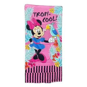 Toalla de Baño Infantil Minnie, 100% Algodón, Personajes Estampados, Rectangular, para Uso en el Baño del Hogar - Product Image 3