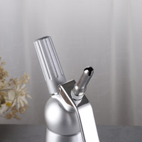 Vente chaude Fouet Crème Distributeur En Aluminium Professionnel Crème Fouettée Fabricant Gourmet Crème Fouettée Grand 500/1000ml Pinte Capacité