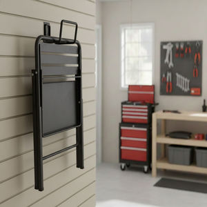 Système de rail de garage à crochets larges 8.66x63.94x4.21, en acier robuste et durable, idéal pour suspendre les tuyaux GAPGAR007 - Product Image 2