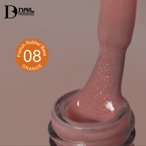 Couche de base en caoutchouc de camouflage BD <span class=keywords><strong>manucure</strong></span> française à paillettes <span class=keywords><strong>facile</strong></span> à appliquer enlever forte viscosité densité épaisse forte mise en forme - Product Image 6