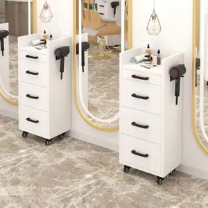 Chariot à cheveux à cadre métallique de conception moderne européenne, le plus populaire, vente en gros d'usine pour salon de beauté - Product Image 2