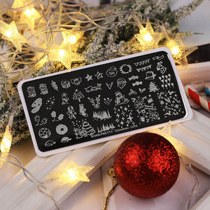 จานปั๊มศิลปะทำจากสเตนเลสสตีลลายสัตว์<span class=keywords><strong>ปลา</strong></span>ทรงสี่เหลี่ยมสำหรับผู้ที่ชื่นชอบการทำเล็บ - Product Image 2