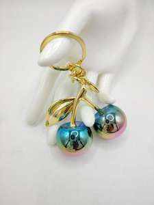 Llavero con Colgante de Cereza Exquisito en Oferta, Decoración para Bolso de Mano, Bolso de Hombro, Llavero de Alta Calidad, Accesorio para Bolsos - Product Image 5