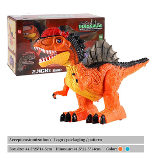 360 Rotación Stunt Control remoto Modelo Animal Walking Led RC Dinosaurio Robot Juguete para niños - Product Image 6
