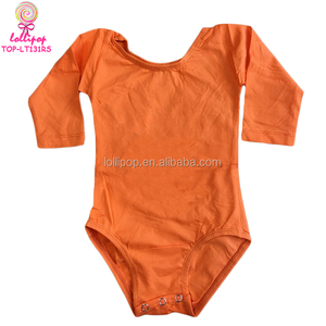 Leotardo de <span class=keywords><strong>Gimnasia</strong></span> Rítmica de Manga Larga Blanco al por Mayor para Niñas, Talla 2-10 Años, Tela de Nailon y Elastano para Disfraces de Danza - Product Image 3