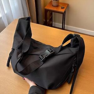 Sac bandoulière léger en nylon personnalisable DIY, imperméable, style messager, sac hobo, sac à bandoulière classique avec fermeture éclair, unisexe, hiver - Product Image 6