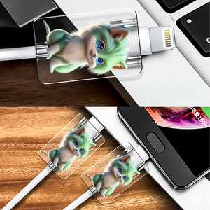 غطاء هاتف ناعم من مادة البولي يوريثان الحراري بتصميم القطط والكلاب، متوافق مع واقي شاحن كابل بيانات بقوة 18 وات و 20 وات لأجهزة الآيفون، مصنوع من مادة مقاومة للصدمات - Product Image 5