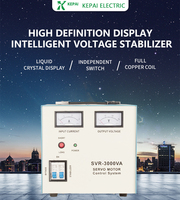 Stabilisateur de tension de contrôle de servomoteur monophasé 220V 110V SVR-3000VA personnalisé