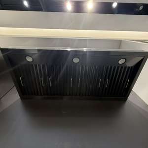 Hotte électrique commerciale 48 pouces 2000 m³/h avec éclairage LED intégré, filtre déflecteur, double moteur, acier inoxydable, 3 vitesses - Product Image 3