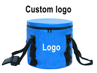 Seau de baril d'isolation thermique extérieur portable étanche grand sac de glace pliable portable packs de glacières réfrigérées