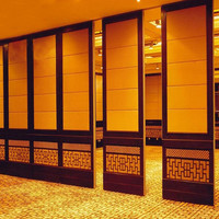 Cloison amovible pour salle de banquet d'hôtel et lieu de mariage |   Système de cloison mobile