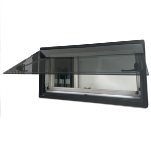 Ventana Abatible para Autocaravana de 900*500mm, Precio de Mayoreo Más Bajo, Montaje Empotrado en Ángulo Recto, con Mosquitera y Persiana - Product Image 2