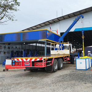 Sq80a 3 Truck <b>Crane</b> 8 Ton Full Rotation Hydraulic System For Logging - Product Image 1