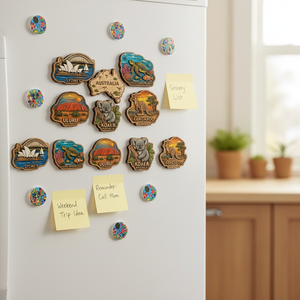Imán de Madera para Refrigerador de Recuerdo de Australia, Diseño 3D de la Ópera de Sídney, Koala, Canguro, Adhesivo Magnético, Regalo de Viaje para Turistas - Product Image 6