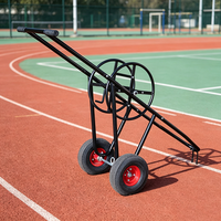 Chariot de marquage de terrain de football en fer avec roues pour l'entraînement sportif, directement de l'usine, haute qualité, prix compétitif