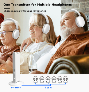 <span class=keywords><strong>Casque</strong></span> <span class=keywords><strong>audio</strong></span> Auracast <span class=keywords><strong>Bluetooth</strong></span> LE avec réduction de bruit active hybride (ANC) et station de charge à affichage numérique <span class=keywords><strong>pour</strong></span> <span class=keywords><strong>TV</strong></span> familiale - Product Image 5