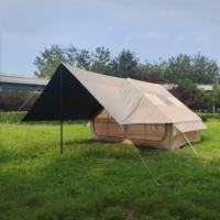 Tente de camping familiale d'extérieur portable, personnalisable, imperméable, en tissu Oxford, auvent, tente gonflable OEM pour le camping