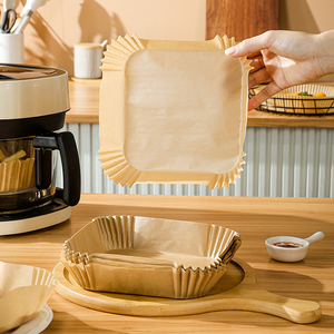 ลดราคาพิเศษ! โรงงานขายตรง แผ่นรองหม้อทอดไร้น้ำมัน กันน้ำ กันติด แบบสี่เหลี่ยม ทำจากกระดาษเคลือบซิลิโคน - Product Image 1