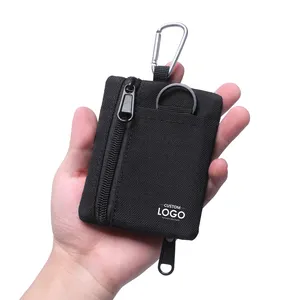 محفظة صغيرة مضادة للماء تكتيكية EDC لحفظ البطاقات وحفظ المفاتيح والنقود مزودة بحزام خصر