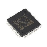 Microcontrolador Industrial HXC STM32F407VET6 SMT de 32 bits, Paquete LQFP100, MCU de un Solo Chip, Componente Original Genuino