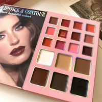 Palette de fards à paupières style livre de 78 couleurs, 5 pages, mat, scintillant, surligneur, blush, rouge à lèvres, contour, sourcils, kit de maquillage 9067 9061