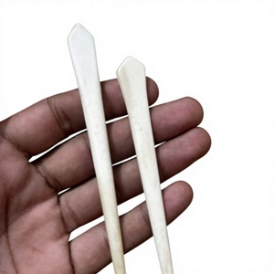 Épingle à cheveux en os de buffle naturel, écologique et nouveau style 2026, pour fixer les chignons et les torsades. - Product Image 1