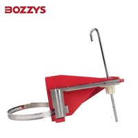 Dispositifs de verrouillage et d'étiquetage de sécurité pour vannes à boisseau sphérique industrielles de petite taille Loto 163*56*186mm Perma-Mount pour vannes de 10mm à 100mm de diamètre, portes et volets