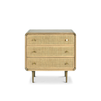 Armoire américaine vintage en bois massif Salle à manger Chambre d'hôtes Armoire décorative en rotin Tiroir de rangement Casier personnalisé