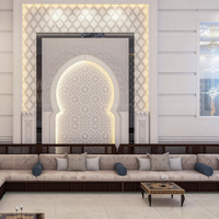 Ensemble de canapés arabes classiques en forme de U, luxe et personnalisation sur mesure, mobilier Majlis