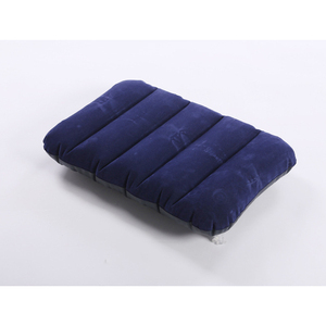 Oreiller gonflable portable carré imperméable 47x30cm pour camping extérieur, en peluche, fermeté moyenne, garnissage PVC, 300 fils/cm², lavable en machine - Product Image 2