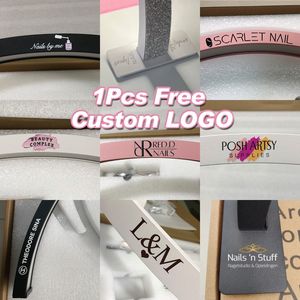 Kunden spezifisches Logo 30 Zoll kreisförmige Halbmond Schönheits salon Licht mit einstellbarer Helligkeit LED Nagel Arbeitstisch Licht Nagellack ierung - Product Image 2