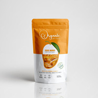 Op maat gemaakte hersluitbare snackdoypack, bedrukte voedselveilige plastic zak van aluminiumfolie, staande pouch verpakking voor gedroogd fruit en specerijen