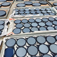 Diffuseur d'air en céramique à disque de 132 mm avec bords en plastique OEM/ODM - Fourniture en vrac de 5 L pour l'aquaculture commerciale HUAYI HY-0812