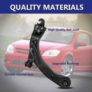 K620301 phía trước thấp hơn kiểm soát cánh tay với bóng Doanh <span class=keywords><strong>sway</strong></span> <span class=keywords><strong>Bar</strong></span> thay thế cho 2005-2010 Chevrolet Cobalt 2003-2007 <span class=keywords><strong>Saturn</strong></span> ion - Product Image 5