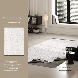 עיצוב קלאסי שולחן קפה שולחן המיטה ליד מיטת הבית רצפת שטיח נורדי נתיק - Product Image 1