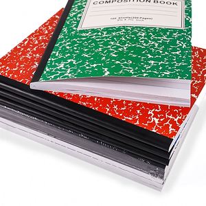 Cahiers lignés pour étudiants, cahiers marbrés format B5, 200 pages, cahiers d'exercices et de composition pour l'école - Product Image 1