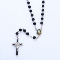 Collier de chapelet catholique en cristal charmant, nouveau, en gros, pour mariage, femmes, long pendentif en forme de croix, chaîne de collier, cadeau pour femme
