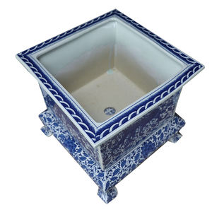 Jingdezhen <span class=keywords><strong>maceta</strong></span> <span class=keywords><strong>de</strong></span> porcelana blanca azul pintada a mano, <span class=keywords><strong>maceta</strong></span> cuadrada <span class=keywords><strong>de</strong></span> <span class=keywords><strong>unicornio</strong></span> Arhat, bonsái <span class=keywords><strong>de</strong></span> pino, <span class=keywords><strong>maceta</strong></span> <span class=keywords><strong>de</strong></span> orquídea para decoración <span class=keywords><strong>de</strong></span> jardín - Product Image 2
