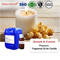 Échantillon gratuit personnalisé Huile parfumée liquide Notes Gourmandes Popcorn pour Bougies, Diffuseurs, Parfums et Désodorisants