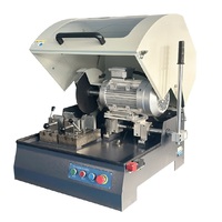 Machine de découpe métallographique manuelle et automatique, machine de découpe d'échantillons métallographiques, coupeuse abrasive, découpe à faible dommage