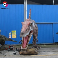 Réplique grandeur nature de dinosaures de Luna Park Real Jurassica Park Animatronics réplique de dinosaures étanches à vendre