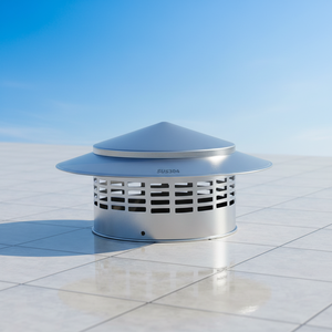 Cubierta de Ventilación para <span class=keywords><strong>Chimenea</strong></span> de Acero Inoxidable 304, Rejilla Impermeable con Pantalla Anti-Pájaros, Protector de Techo para Extracción de Aire - Product Image 4