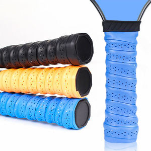 Bande de revêtement de raquette en mousse EVA perforée, respirante, antidérapante et absorbant la transpiration pour le <span class=keywords><strong>tennis</strong></span>, le badminton, le pickleball et le <span class=keywords><strong>tennis</strong></span> de table - Product Image 1