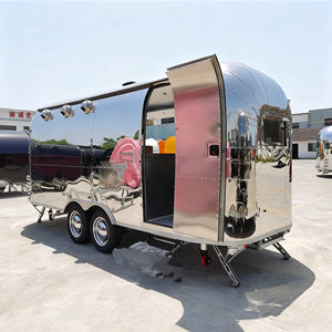 Commerce ambulant de restauration rapide célèbre sur Internet, fruits, légumes, thé au lait, café, glace, barbecue, collations, entreprise, stand de rue, chariot de nourriture - Product Image 4