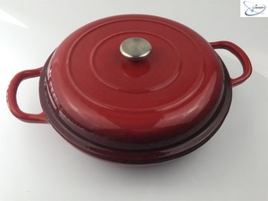 Ensemble de casseroles de 23 pièces Casseroles isolées Casseroles de cuisine Casseroles en <span class=keywords><strong>fonte</strong></span> Casseroles de campagne en céramique durable - Product Image 3