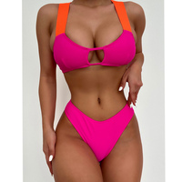 TW9205050 Phụ Nữ Phổ Biến Băng Tóc Băng Bikini Set Push-Up Đồ Bơi Beachwear Áo Tắm Mùa Hè Đồ Bơi Nữ Cổ Điển Biquini
