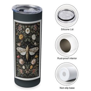 Stainless Steel Tumbler 20oz Custom Logo Design <b>Coffee</b> Thermal Cup Stainless Steel Sublimation Skinny Tumbler - Product Image 1