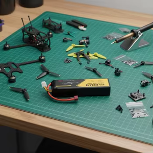 Batterie UAV all'ingrosso marca TMK 2200mAh 7.4V RC SEMI-SOLIDE 100C Scarica Continua 500 Cicli Litio LiPo FPV CE - Product Image 6